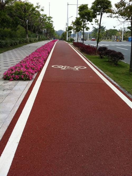 随州核心承接彩色路面、水洗石、树脂胶粘石施工及庭院景观
