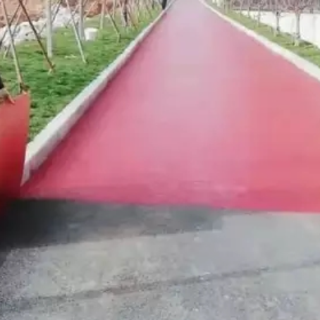 随州​ 彩色路面喷涂翻新是一种低成本